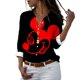 thumbnail image 1 of Disney-Camiseta de manga larga con botones y solapa para mujer, camisa informal con estampado 3D de Mickey, Minnie, Pato Donald, estilo Harajuku, y2k, novedad, 1 of 5