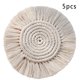 thumbnail image 1 of 5pcsA - Alfombrilla de cuenco con aislamiento térmico antideslizante con borlas Ormromra LN-2433-4, 1 of 6