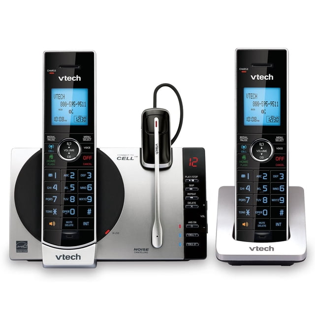 Teléfono Inalámbrico VTech con Dos Auriculares