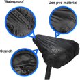 thumbnail image 2 of Bike Seat Cover Waterproof, Bicycle Saddle Rain Dust Cover, Protective Water Resistant Bicycle Seat Protector Shield (3 Packs), 2 of 5