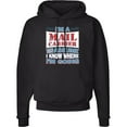 thumbnail image 2 of Inktastic Mail Carrier Postal Worker Adult Hoodie Sweatshirt, 2 of 4