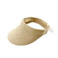 thumbnail image 1 of Hat Female Spring and Summer Foldable Straw for Beach and Holiday Fashionable and UV - protective, 1 of 1