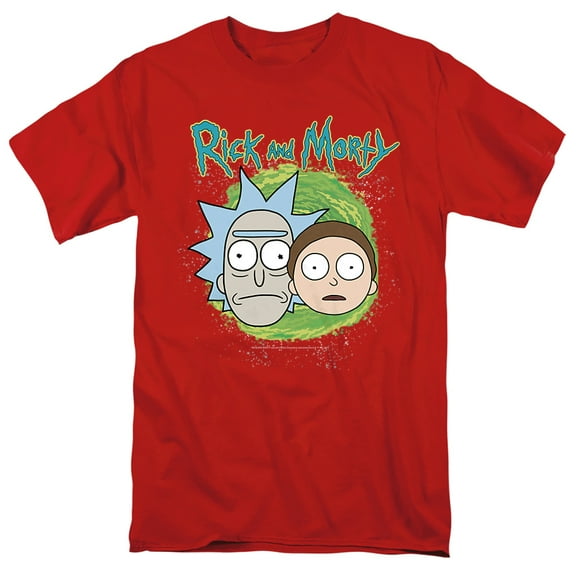 Rick and Morty Floating Heads Unisex Adult T-Shirt
