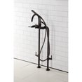thumbnail image 2 of Aqua Vintage CCK8105DL Concord Freestanding Tub Faucet with Supply Line, Stop Valve, Oil Rubbed Bronze, 2 of 8