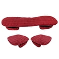 thumbnail image 2 of jinwen Red Universal Car Seat Cover Cushion Pad Protector Front Rear Non-slip, 2 of 9