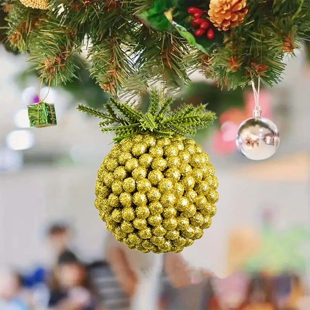 pstuiky Adorno navideño con forma de árbol de Navidad, colgante de plástico transparente con forma de envoltorio de caramelos. Mini adorno navideño.