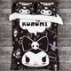 thumbnail image 2 of Juego de ropa de cama con dibujos animados de Anime Sanrio Kawaii Kuromi, edredón, funda de almohada, ropa de cama para niños, 2 of 4