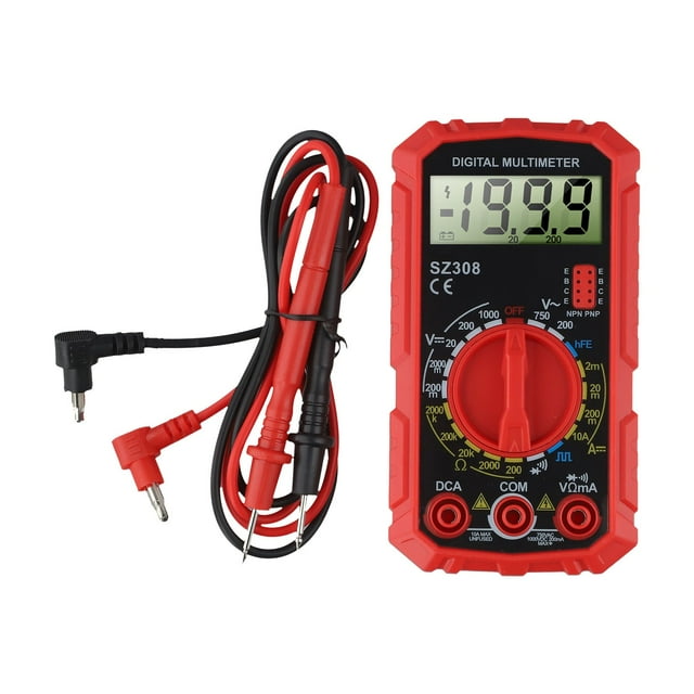 BTOER Electrical Multimeter Sz308 Tester Digital Multimeter Professional Tool LCD Display Voltage Meter Electrical Tester For Electric