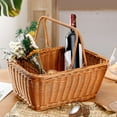 thumbnail image 1 of Cesta de Picnic Macarena Cesta de picnic Contenedor de alimentos 40x30x18cm, 1 of 8
