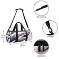 thumbnail image 5 of Shark Large Capacity Sports Bag, Gym Bags for Basketball and Soccer, 17.7 Inches with Interior Zipper Pocket, 5 of 6