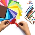 thumbnail image 2 of Origami Paper for Kids Double Sided - Pack of 100 Sheets - 10 Vibrant Colored Inches Oragami Paper Packs Paper - 100 Sheets Origami for Kids Double Sided Origami Squares, 2 of 4
