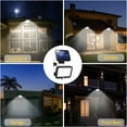 thumbnail image 5 of 2 paquetes de lámpara solar para exteriores, luz solar para exteriores, foco solar para exteriores, iluminación solar para exteriores, 3 modos impermeable IP65 con sensor de movimiento, luz solar, 5 of 5