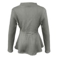 thumbnail image 4 of successthop Fall Jackets for Women Long Sleeve Jacket Open Front Coat Plus Size A Line Flare Hem Winter Casual Outwear L, 4 of 5