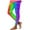 S1-Purple, variant on Mardi Gras Leggings for Women Rainbows Stripe Soft Sleepwear Comfortable Pants Colorful Winter Shapewear S