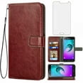 thumbnail image 1 of Mobile Phone Cover for Samsung J3 2016, Cover Premium Pu Leather Tpu Flip Case Magnetic Closure Card Compartment Stand Function Wallet with Lanyard Protective Cover, 1 of 6