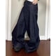 thumbnail image 4 of Pantalones vaqueros negros de pierna ancha vibe para mujer, Pantalones rectos sueltos lavados, hombres y mujeres, otoño e invierno, nuevo, 4 of 5