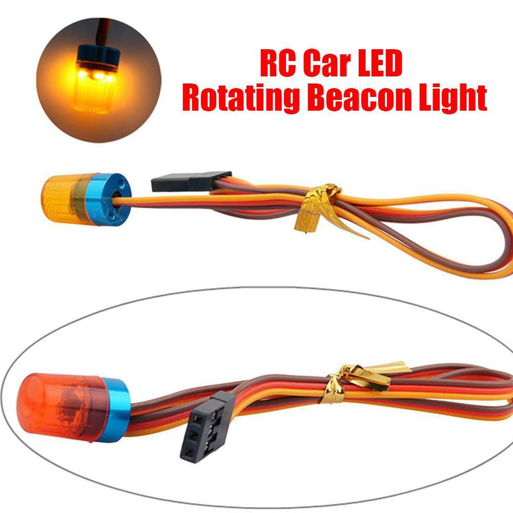 RC Car LED Rotating Beacon Light Flashing For Trucks Crawlers Model Toys US 
