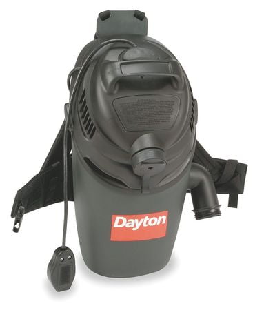 Dayton 16 qt., 120V Backpack Vacuum Cleaner, 1TFX2 by DAYTON