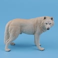 thumbnail image 2 of Juguete de Animales Salvajes de Imitación en Miniatura Juego de Imaginación Beige SM SunniMix Juguete de simulación de lobo, 2 of 8