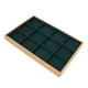thumbnail image 3 of Bandeja Para Joyas, Terciopelo De Madera, Práctico Cajón De 12 Rejillas Para Almacenamiento De Joyas, Peso Ligero Y Suave Para Relojes Y Pendientes ANGGREK Otros, 3 of 8