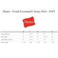 thumbnail image 4 of Hanes Youth Ecosmart Jersey Polo - Assorted Mix Color Polo Tee Shirts | Elevate Young Style with Our Kids' Polo Shirts for Boys and Girls - Pack of 9 | S Size, 4 of 5