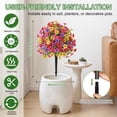 thumbnail image 2 of Artificial Topiary Ball Flowers For Outdoors Planters, Spring Decoration with Spike, UV Resistant Faux Summer Plants, Fake Bushes Indoor Decor, Mix 4 Colors for Garden, Porch & Patio(MC, 1PC), 2 of 11