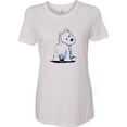 thumbnail image 3 of Inktastic Fluffybutt Westie Women's T-Shirt, 3 of 5