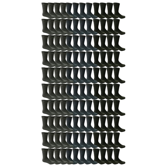 SOCKS'NBULK 60 Pairs Wholesale Bulk Sport Cotton Unisex Crew, Ankle, Tube Socks, Men Woman Children