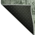 thumbnail image 5 of Addison Rugs Mayfield Premium Machine Washable Transitional Stripes Green Runner Rug, 2'3" X 7'6" Machine Washable Transitional Stripes Green Oversized Sherpa Throw Blanket, 5 of 6