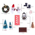 thumbnail image 3 of Décor de Noël 22 Pcs Maison de Fée Décor Festif Ensemble de Maison Miniature pour Armoire d'Angle, 3 of 10