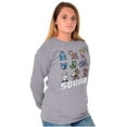 thumbnail image 4 of Mega Man Squad Goals Game Characters Long Sleeve TShirt Men Women Brisco Brands S, 4 of 6