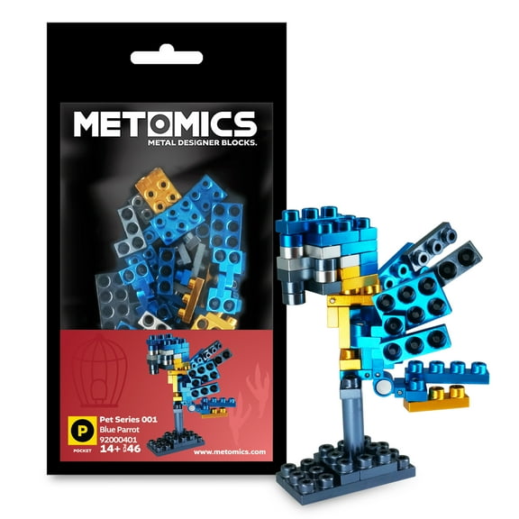 Pocket Pet - Blue Macaw Parrot (46 Pcs)