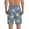 thumbnail image 6 of KLL Surf Shark for Men's 1-Pack Shorts,Sleep Pajama Shorts for Men Soft Pj Shorts Men's Pajama Bottoms Sleepwear -Medium, 6 of 7