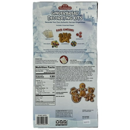 Stockmeyer Gingerbread Man Decorating Kit 28.2 Ounce