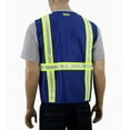 thumbnail image 2 of Safety Depot Royal Blue Reflective Safety Vest with Pockets 8038-RB-M, 2 of 2