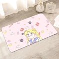 thumbnail image 1 of Felpudo de Sailor Moon para decoración de habitación, felpudo para puerta de entrada, Alfombra de dormitorio de gato, alfombra de baño rosa, Alfombra de cocina para el hogar, alfombras de estar Fivean unisex, 1 of 2