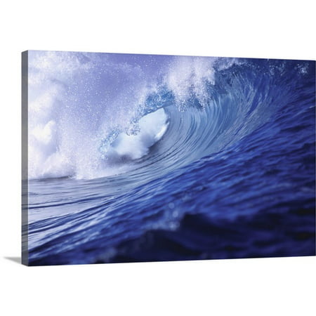 Great BIG Canvas Ric Ergenbright Premium Thick-Wrap Canvas entitled Fiji Islands, Tavarua, Cloudbreak, one of the best surfing (Best Surf Spots On The Big Island)