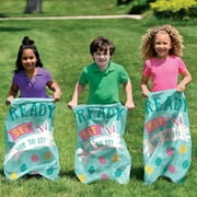 Easter Potato Sack Race Plastic Bags (6ct)