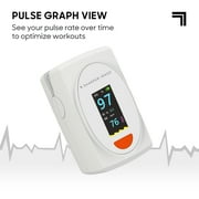 Sharper Image Finger Pulse Oximeter – Blood Oxygen & Heart Rate Monitor