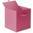 thumbnail image 5 of HOMESTO 11" Fabric Foldable Storage Cubes Bins - Hot Pink - (6 Pack), 5 of 9