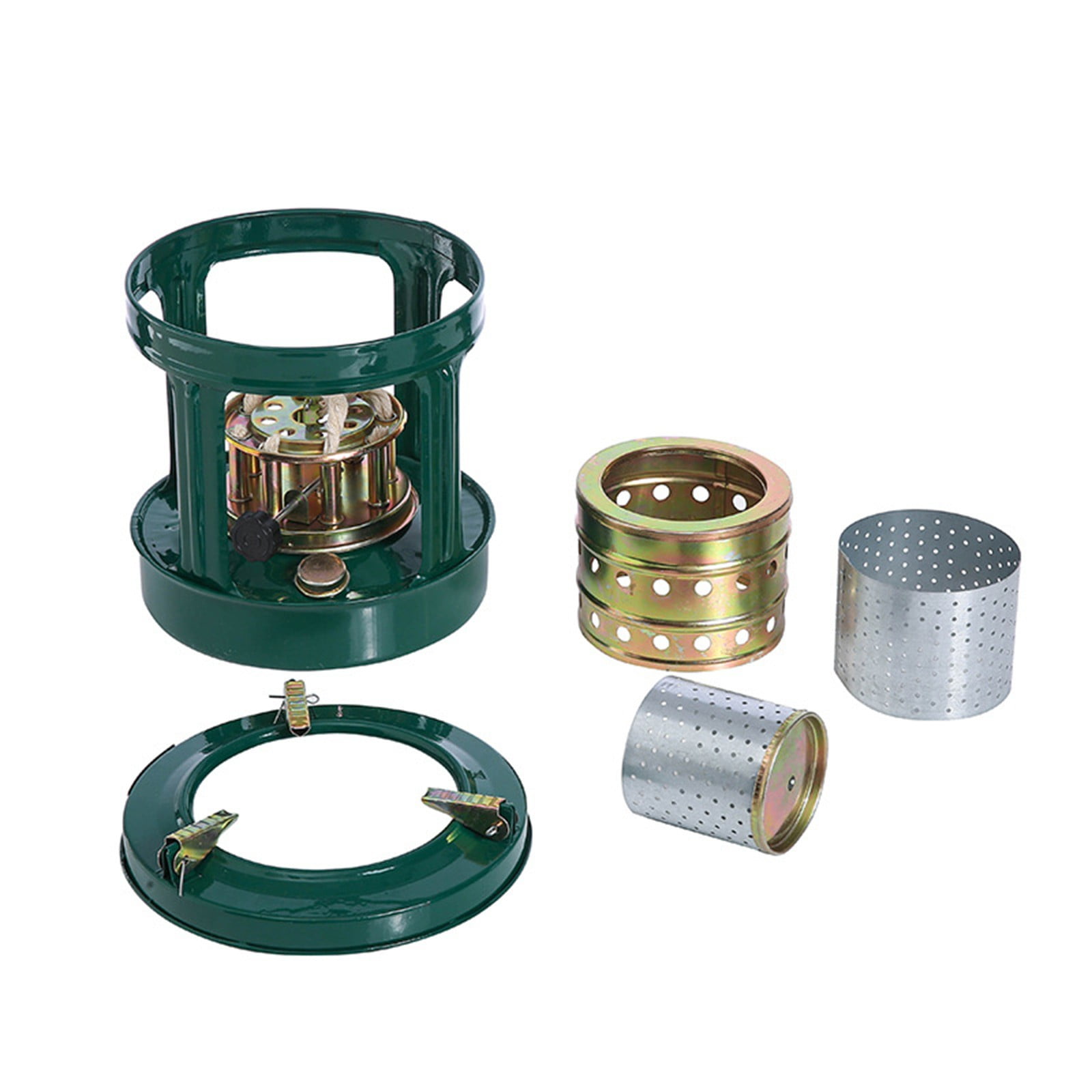 Foqnuq Portable Kerosene Stove | Indoor/Outdoor Mini Heater | BBQ Cooking Stove | Camping & Home Use (None cotton core)