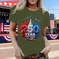thumbnail image 2 of SONXAHE Women's Patriotic Graphic T-Shirt Independence Day Celebration Short Sleeve Casual Tee, 2 of 4