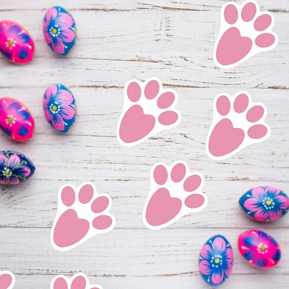 FOMIYES 24Ud Calcomanías De Patas De Para Suelos Y En Rosa Para Eventos