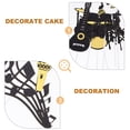 thumbnail image 3 of 40 adornos para tartas de músico para fiestas de cumpleaños, adornos para cupcakes con notas musicales, adornos para tartas con temática de guitarra y música., 3 of 6