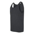 thumbnail image 5 of CROWN CRAZE - Crewneck Comfortable Sleeveless Cvc Tank for Men | Pack of 6 Made with 4.2 Oz, 52/48 Airlume Combed and Ring-Spun Cotton/polyester, Size - L Dark Grey Heather Color Tank, 5 of 6