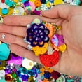 thumbnail image 4 of Hello Hobby Multicolor Spangle, Sequin & Confetti Mix, 4 oz., for Crafts & Party Decor, 4 of 5