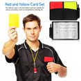 thumbnail image 4 of 4 Sets Referee Cards Set Red And Yellow Cards With Holder Scorebook Pencil For Soccer Volleyball And Football Referees, 4 of 5