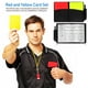 thumbnail image 4 of Juego de 4 tarjetas de árbitro, tarjetas rojas y amarillas con soporte, lápiz de puntuación para fútbol, ​​voleibol y árbitros de fútbol, 4 of 6
