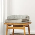 thumbnail image 3 of Woven Paths Diamond Organic Cotton Reversible Throw Blanket, 3 of 7