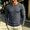 thumbnail image 2 of Vetsdori Long Sleeve Shirts for Men Sport Travel Pullover Breathable Winter Lightweight Plain Casual Crew Neck Mens Tshirts, 2 of 6